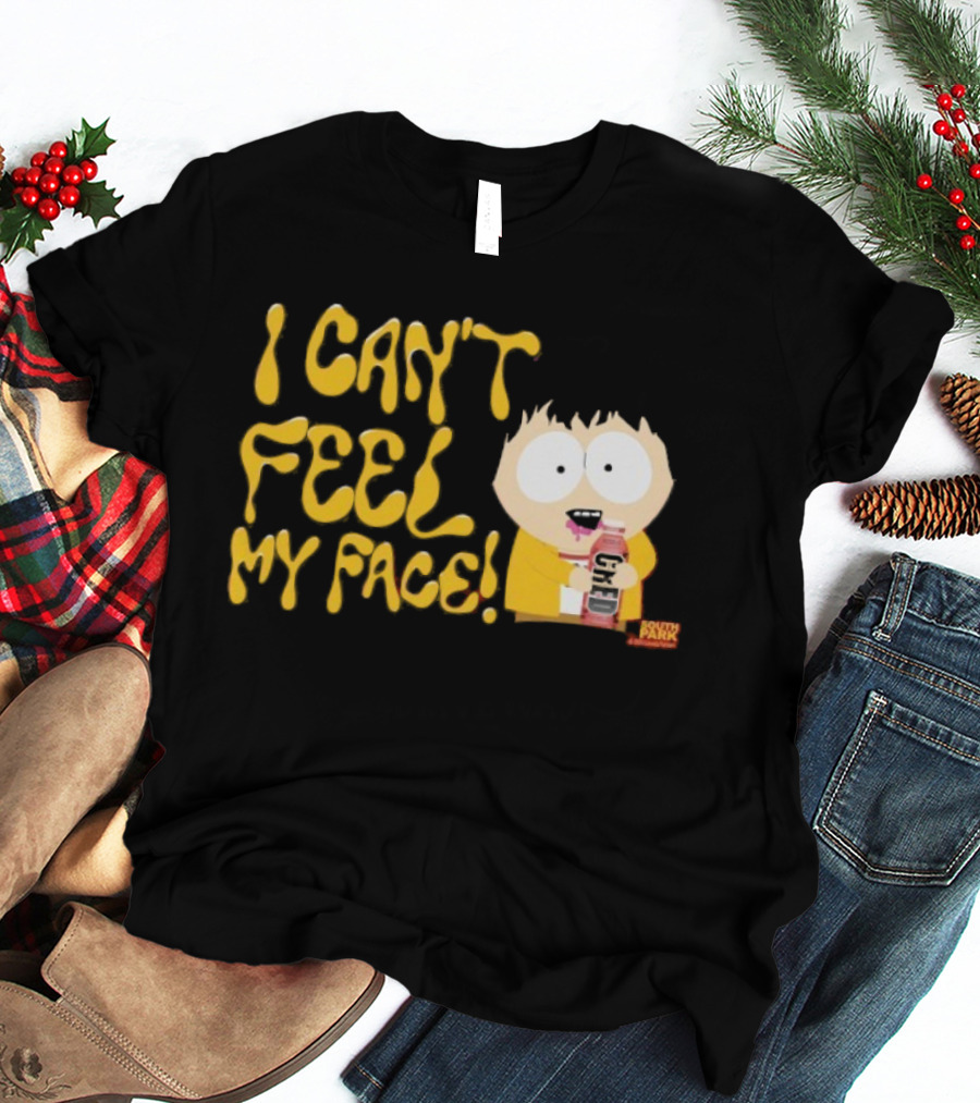 South Park I Can't Feel My Face Character Holding Drink T-Shirt