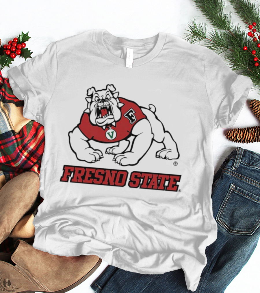 Fresno State Bulldog 4Paw Iconic Mascot Graphic T-Shirt