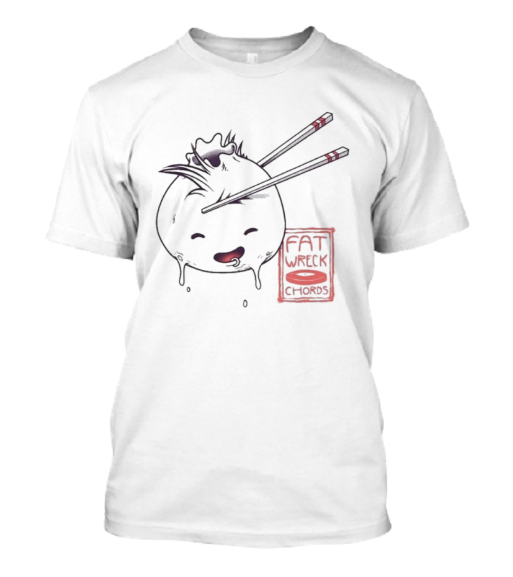 Fat Wreck Chords Punk Dumpling Fun Chopsticks T-Shirt