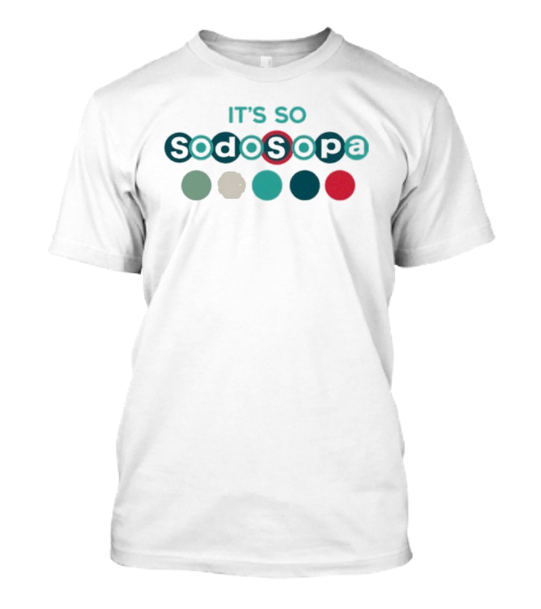 South Park It's So Sodosopa Colorful Circle Design T-Shirt