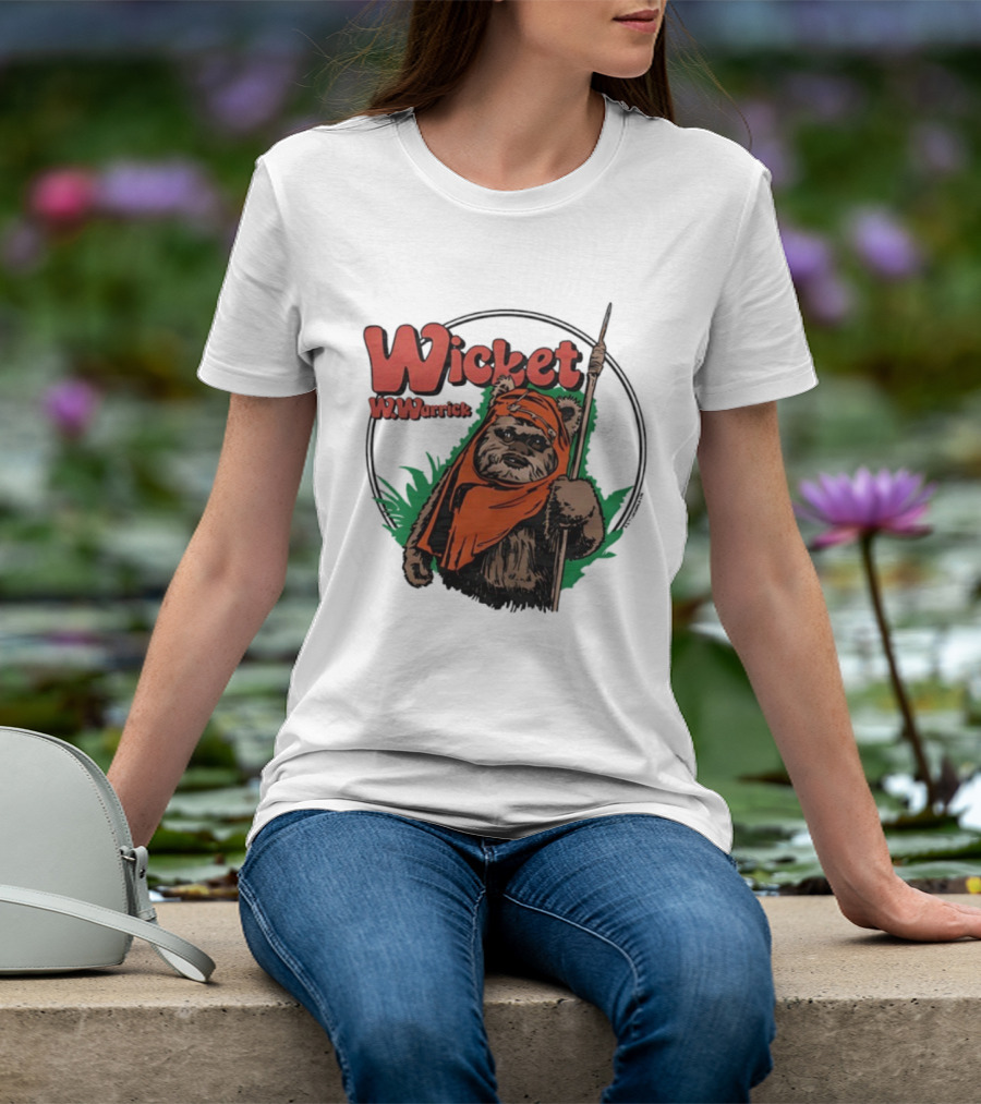 Star Wars Wicket W Warrick Ewok Endor Adventure T-Shirt