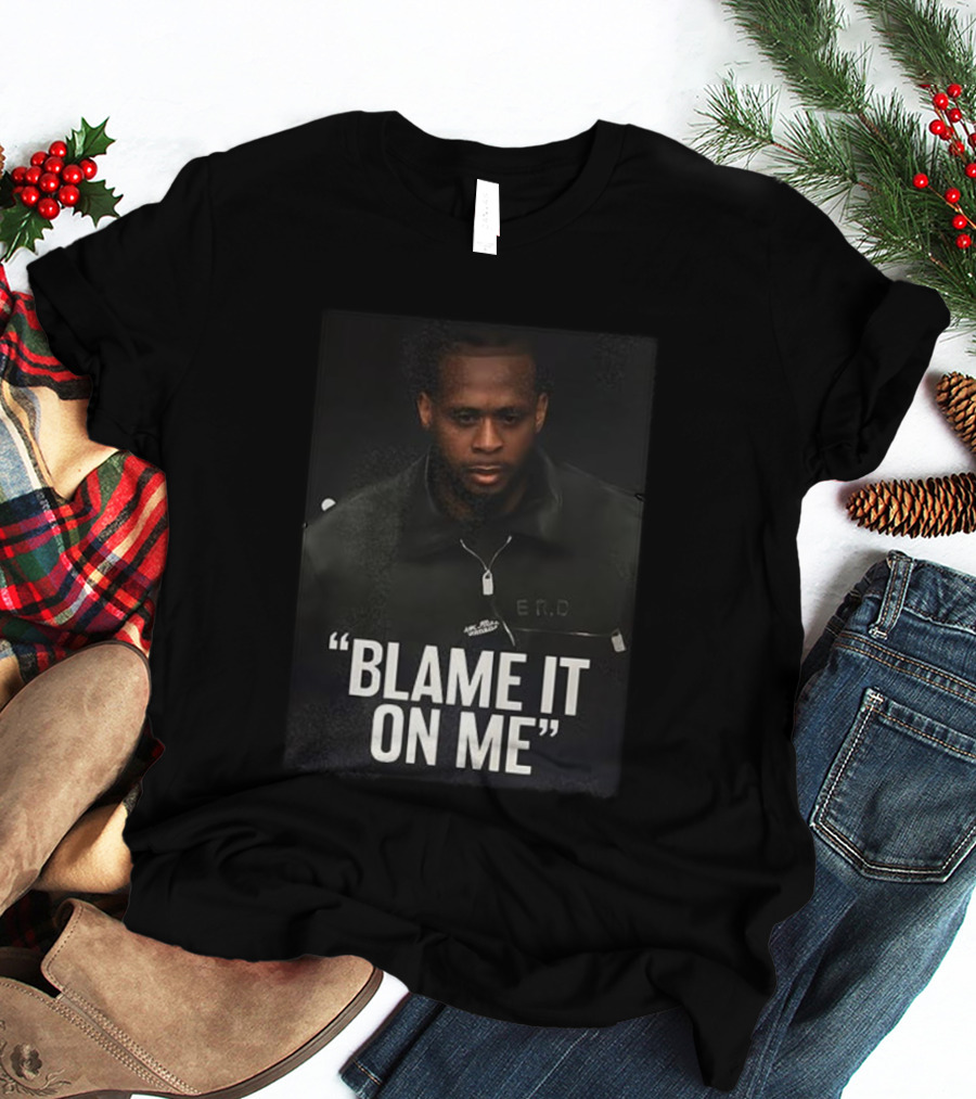 Geno Smith Blame It On Me Las Vegas Raiders T-Shirt