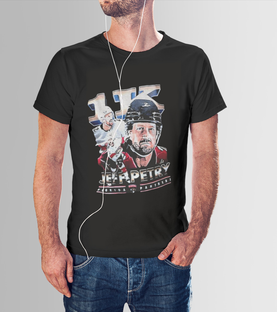 Jeff Petry 1K Florida Panthers NHL Hockey Milestone Celebration T-Shirt