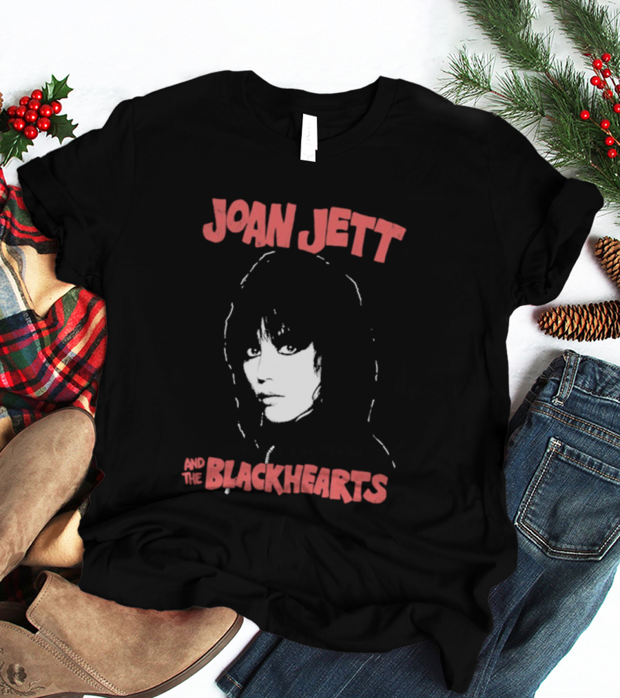 Joan Jett Blackhearts Band Iconic Face T-Shirt