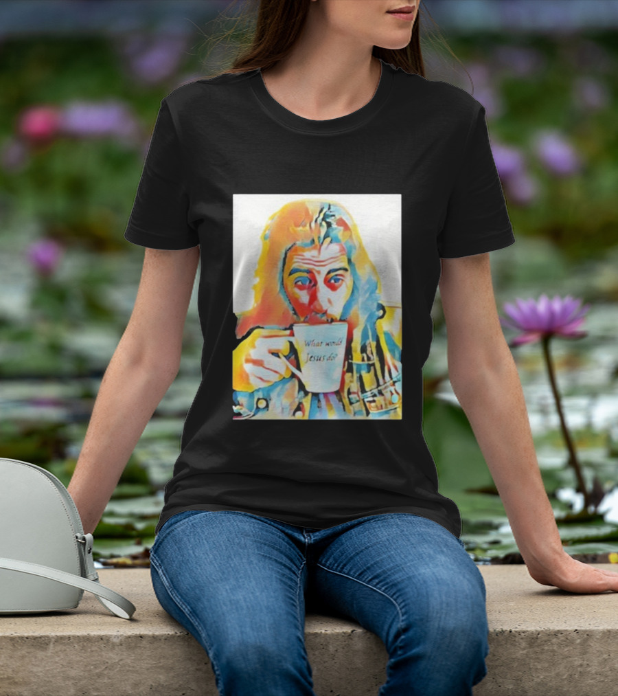 Jonathan Roumie What Would Jesus Do Art Colorful Portrait T-Shirt