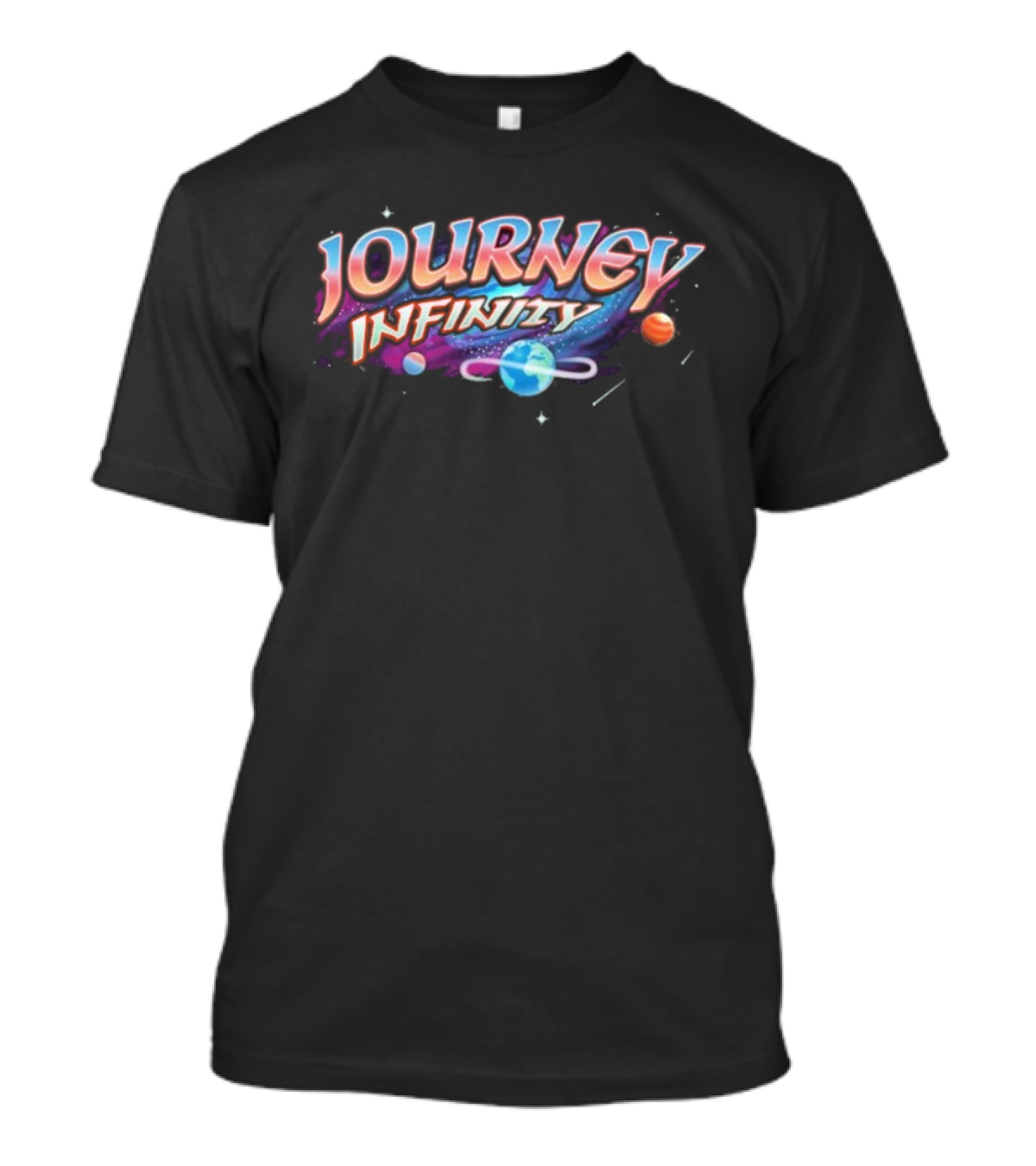 Journey Infinity Space Planets Earth Galaxy Adventure T-Shirt