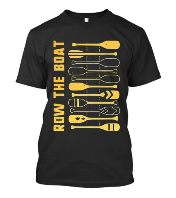 Row The Boat Wall Of Oars T-Shirt