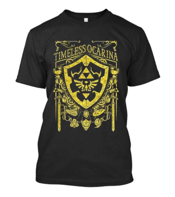 Timeless Ocarina The Legend Of Zelda Ocarina Of Time Crest Symphony T-Shirt