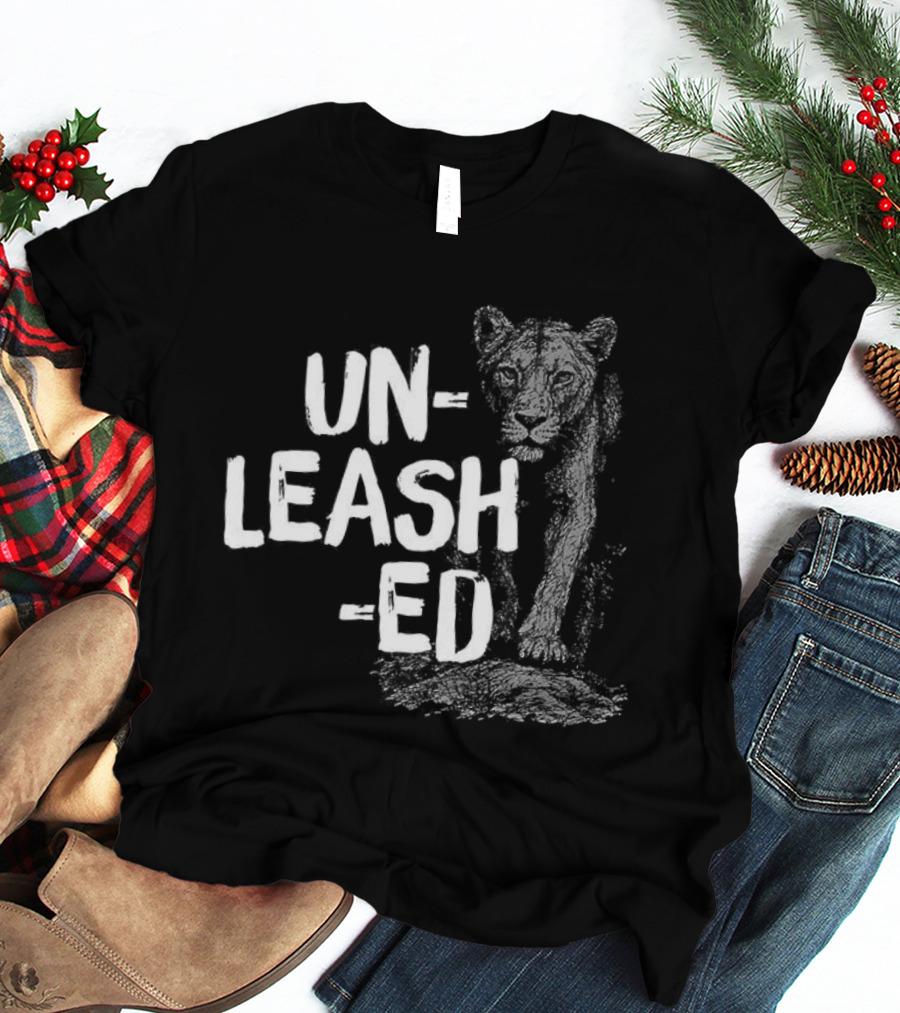 Unleashed Lion Fierce Head Logo T-Shirt
