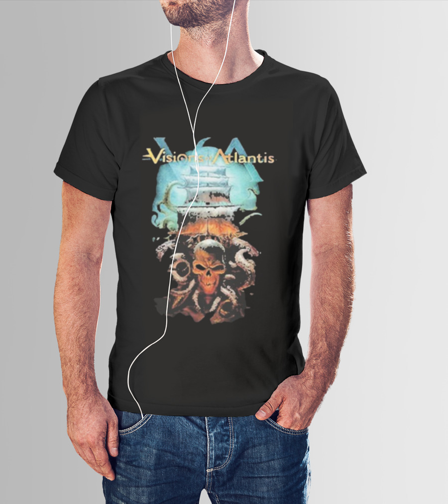 Visions Of Atlantis Skull And Tentacles T-Shirt