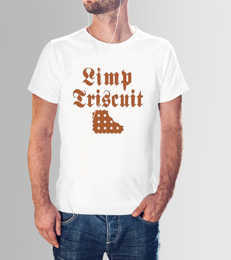 Limp Triscuit Waffle Styled Crackers With Fun Eyes T-Shirt