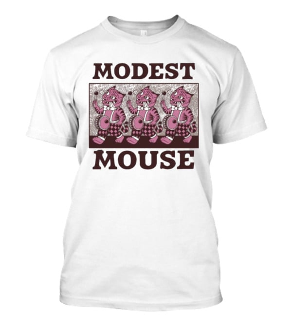 Modest Mouse Marching Pink Tigers T-Shirt