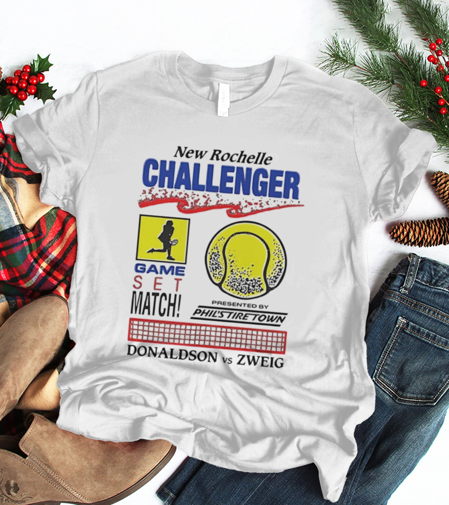 New Rochelle Challenger Game Set Match Tennis Tournament Donaldson Zweig Invitational T-Shirt