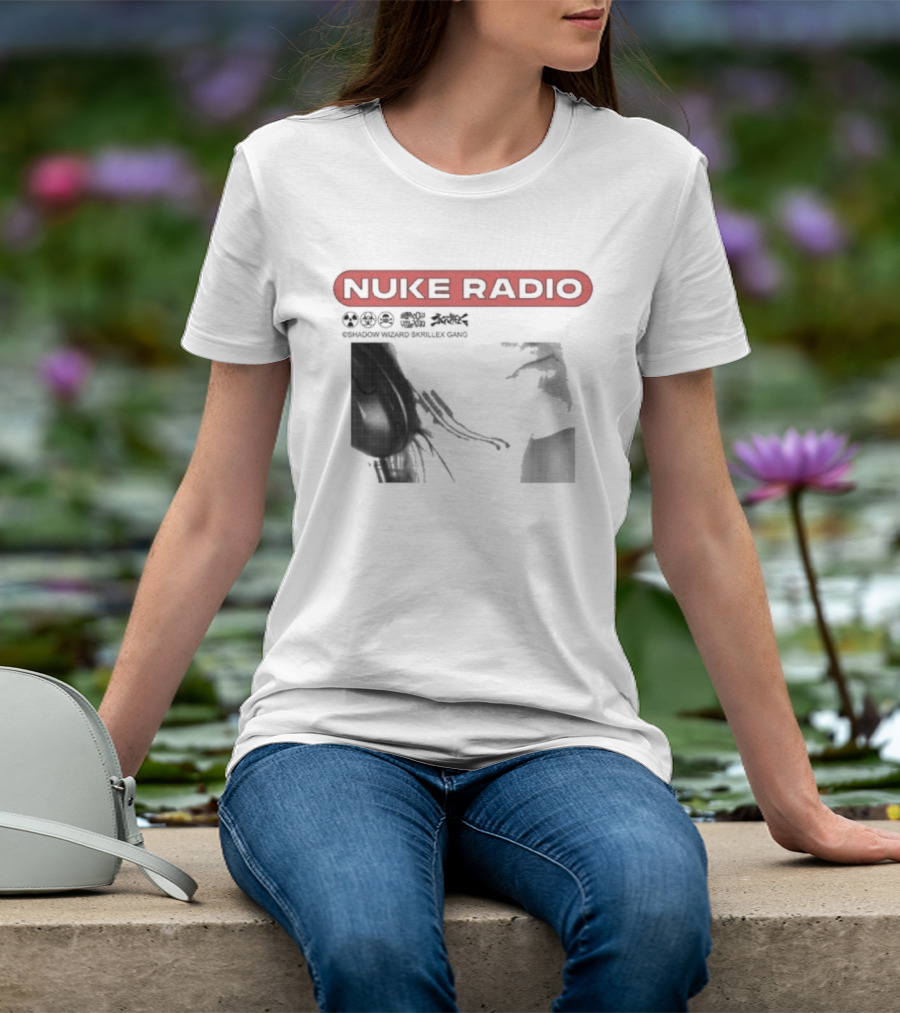 Nuke Radio Shadow Wizard Skrillex Gang Eardrum T-Shirt