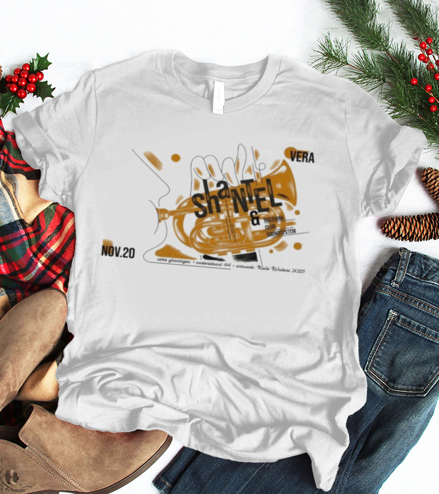 Shantel Trumpet Live Groningen Netherlands Nov 20 2025 Event VERA Music Club T-Shirt