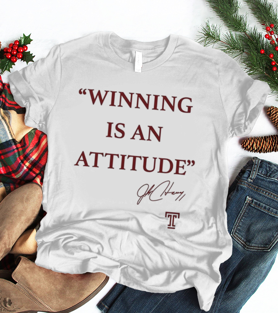 Winning Is An Attitude J McGuire T T-Shirt