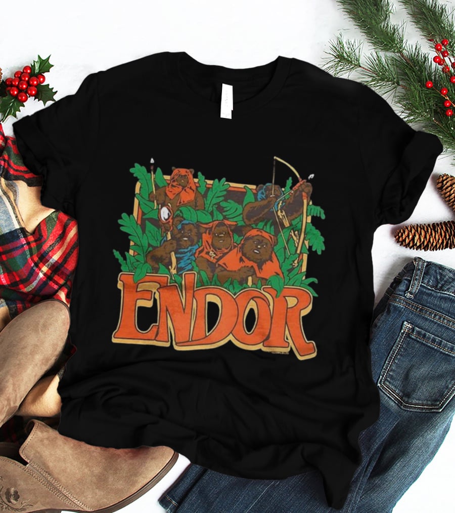 Endor Ewok Gathering Star Wars Forest Adventure T-Shirt