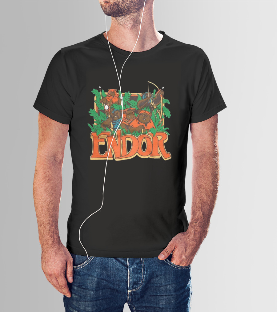 Endor Ewok Gathering Star Wars Forest Adventure T-Shirt