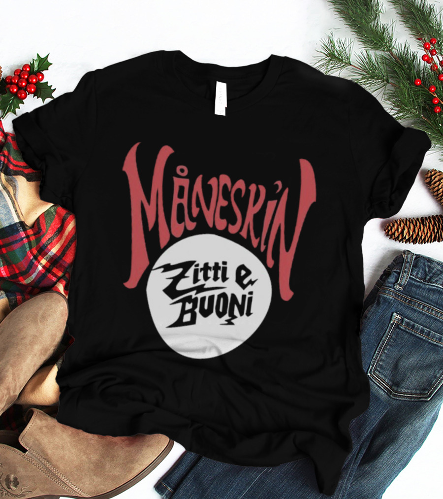 Måneskin Zitti E Buoni Music Empowerment Graphic T-Shirt
