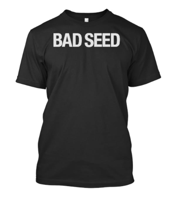 Nick Cave Bad Seed Bold Text Rock Music Fashion T-Shirt