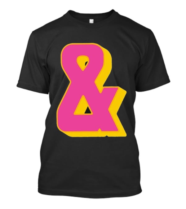 Bastille Presents Faded Ampersand Retro Style T-Shirt