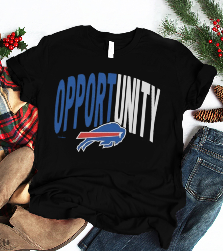 Buffalo Bills Inspire Change Opportunity NFL Logo T-Shirt