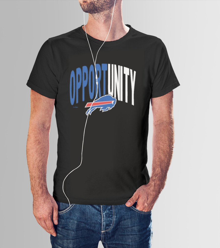 Buffalo Bills Inspire Change Opportunity NFL Logo T-Shirt