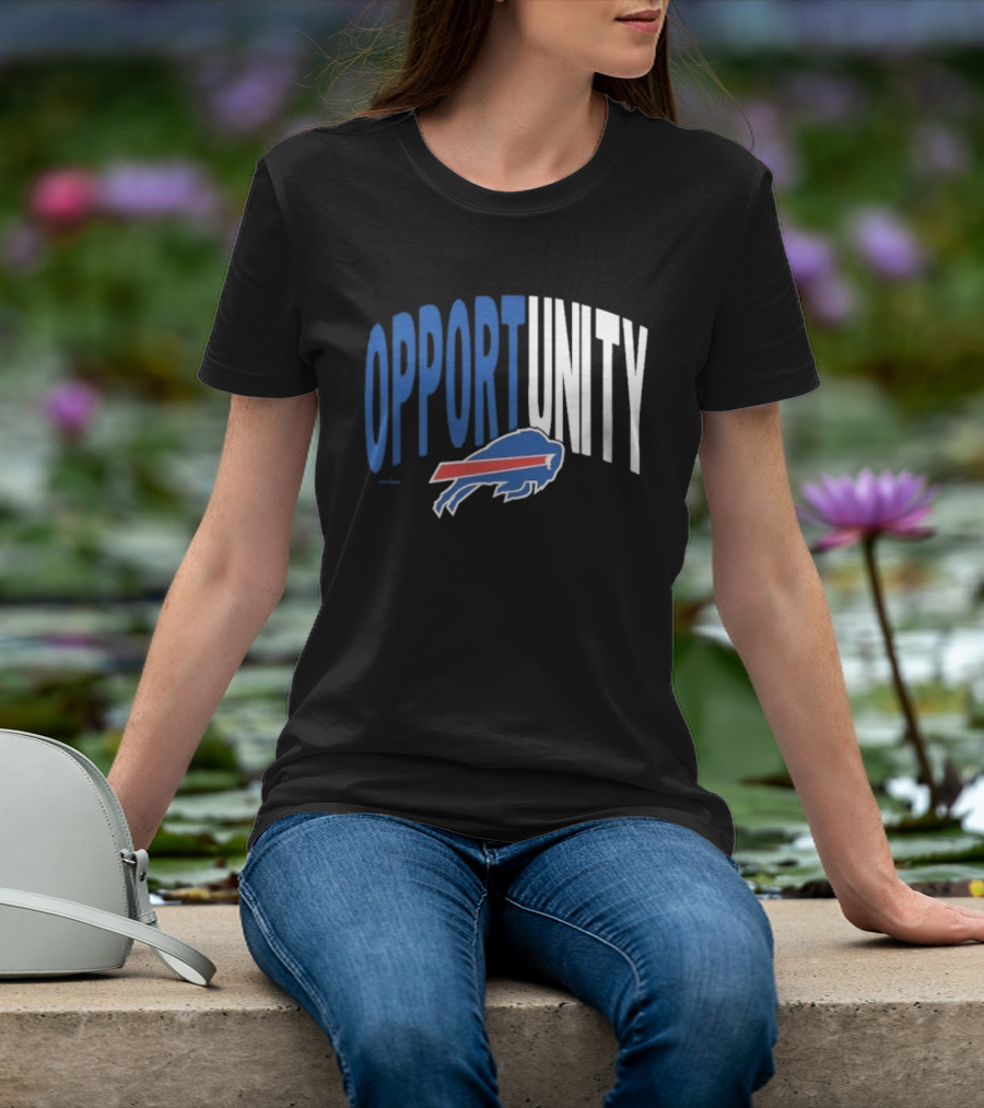 Buffalo Bills Inspire Change Opportunity NFL Logo T-Shirt