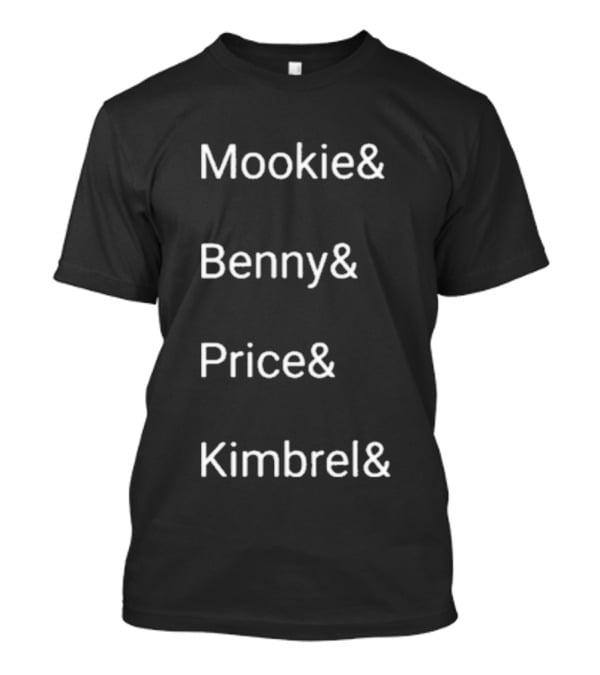 Mookie Benny Price Kimbrel Player Lineup T-Shirt