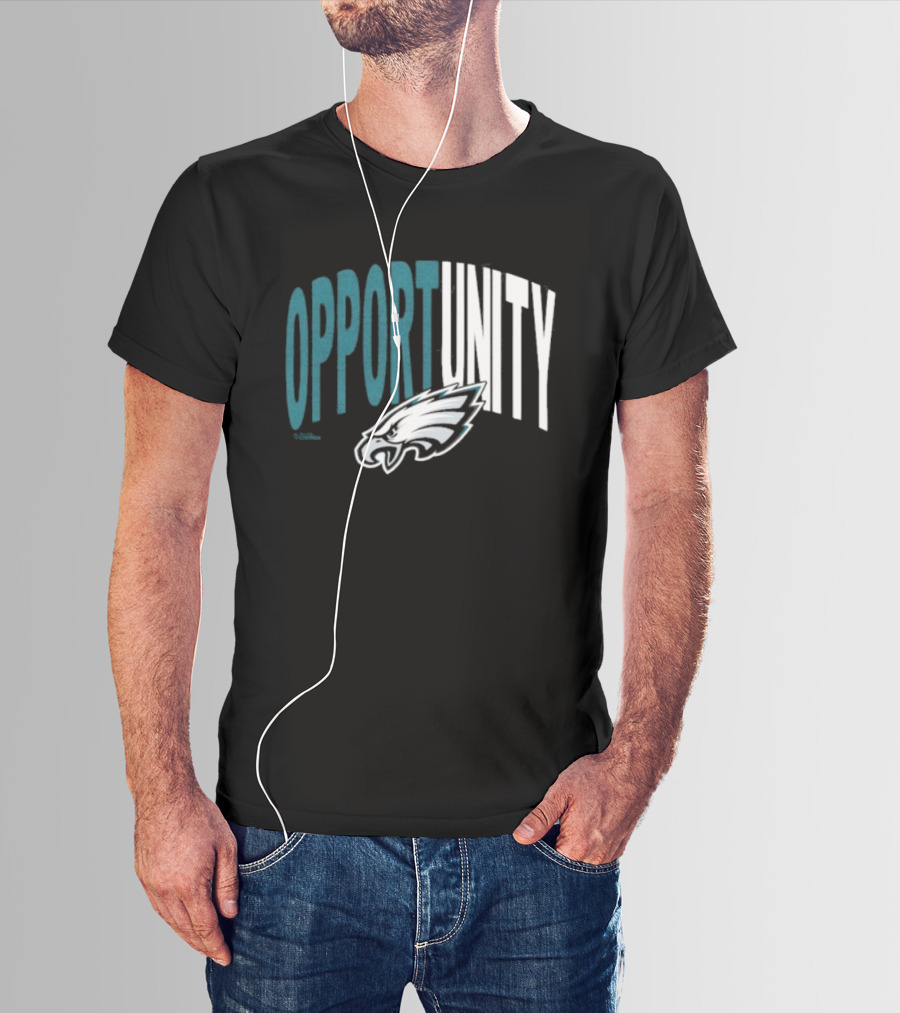 Philadelphia Eagles Opportunity Philly Inspire Change NFL T-Shirt