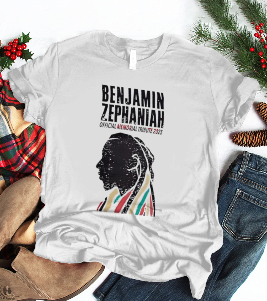 Benjamin Zephaniah 2025 Memorial Tribute T-Shirt