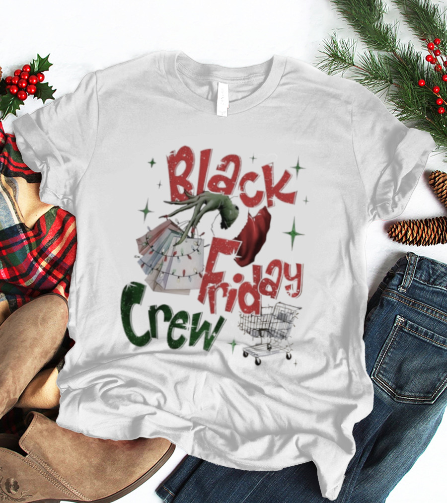 Black Friday Crew Funny Christmas Shopping Family T-Shirt