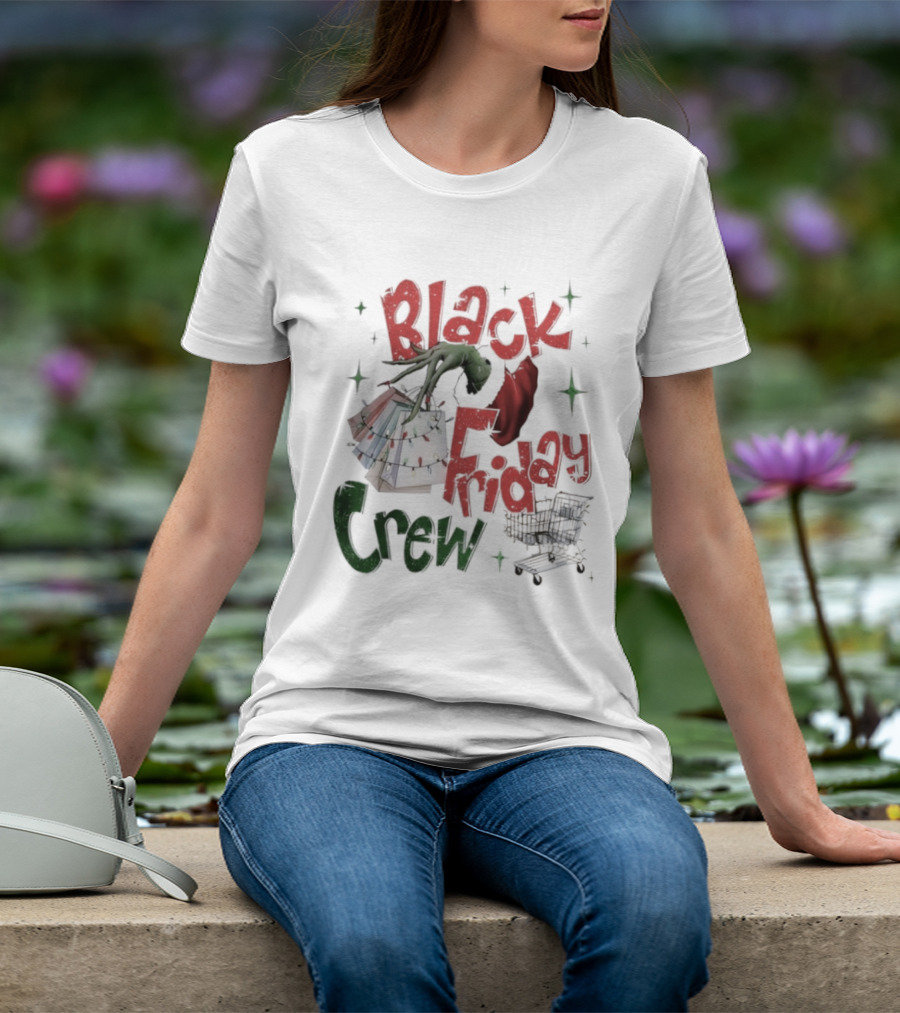 Black Friday Crew Funny Christmas Shopping Family T-Shirt