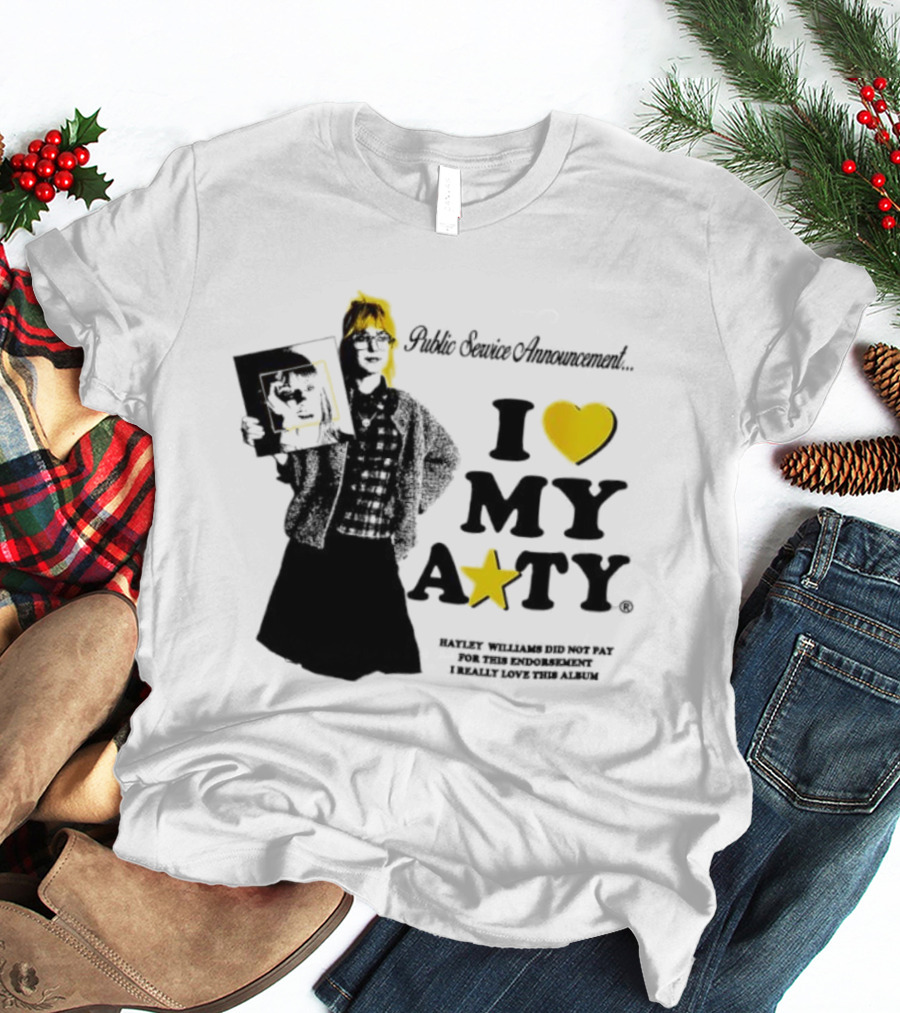 Public Service Announcement Hayley Williams Heart My A** T-Shirt
