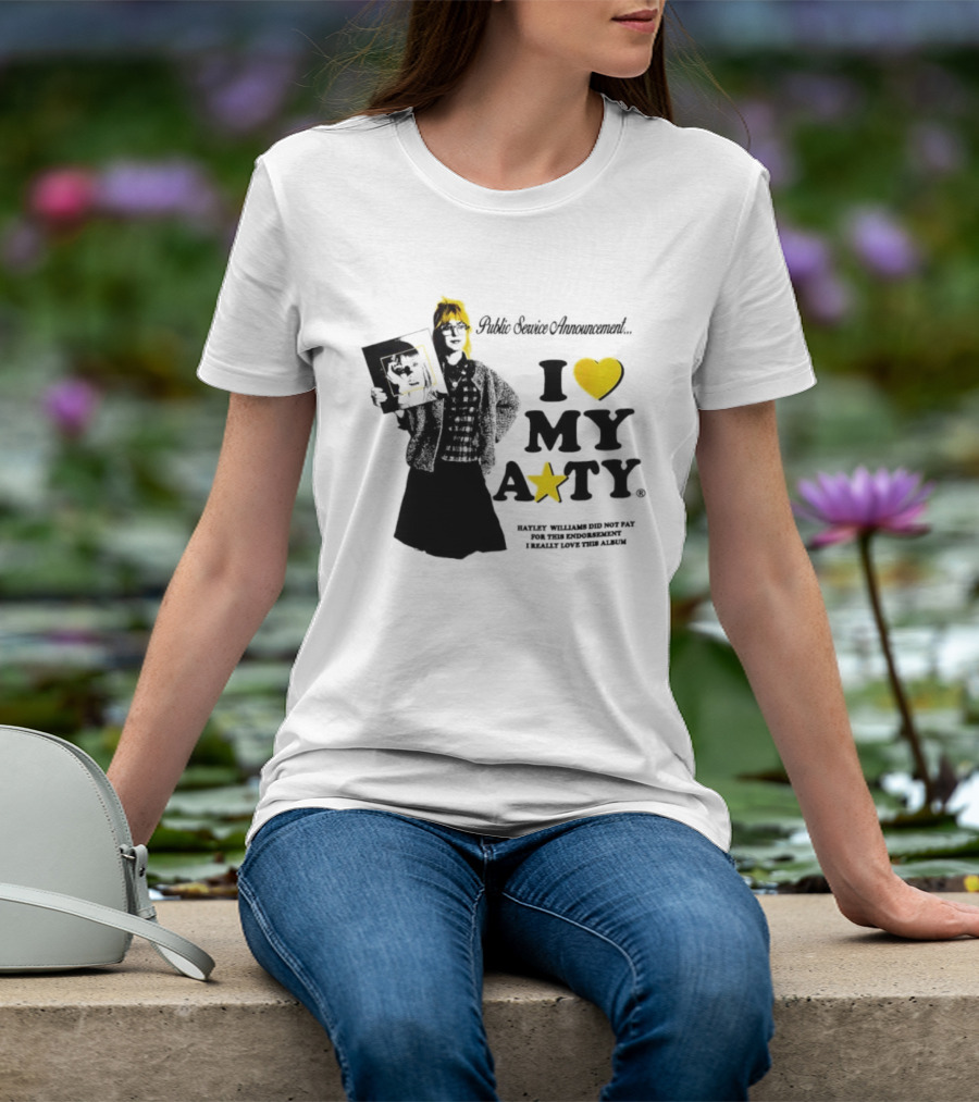 Public Service Announcement Hayley Williams Heart My A** T-Shirt