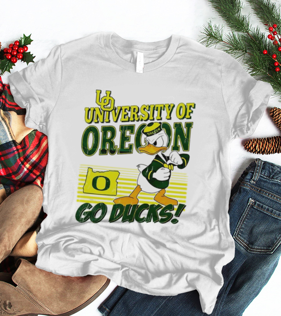 University Of Oregon Donald Duck Go Ducks Mascot T-Shirt