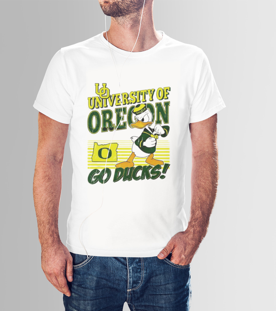 University Of Oregon Donald Duck Go Ducks Mascot T-Shirt