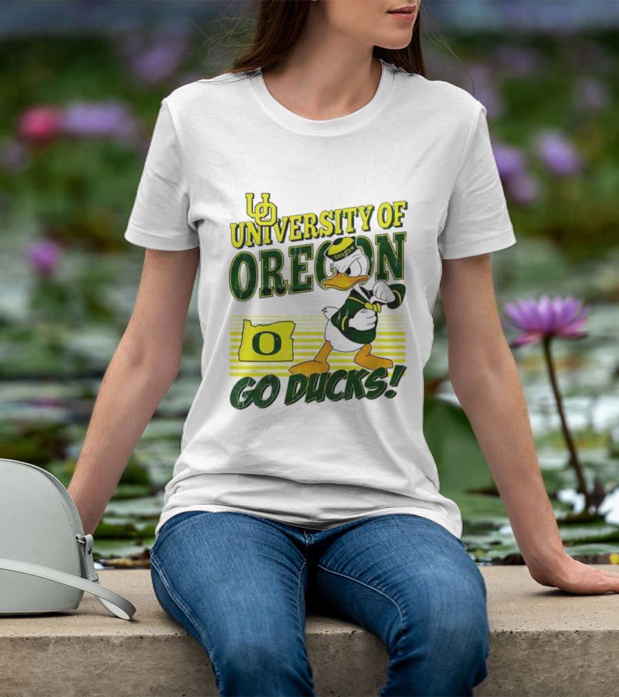 University Of Oregon Donald Duck Go Ducks Mascot T-Shirt
