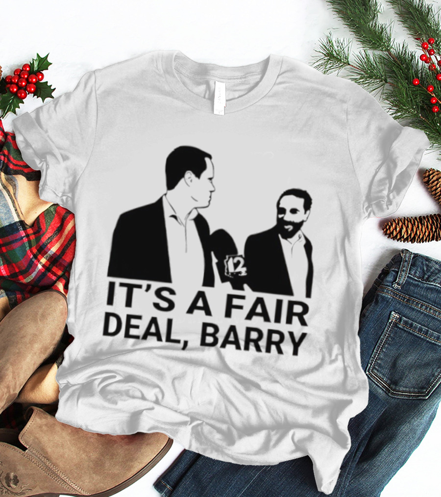 It's A Fair Deal Barry Meme Silhouette Conversation T-Shirt