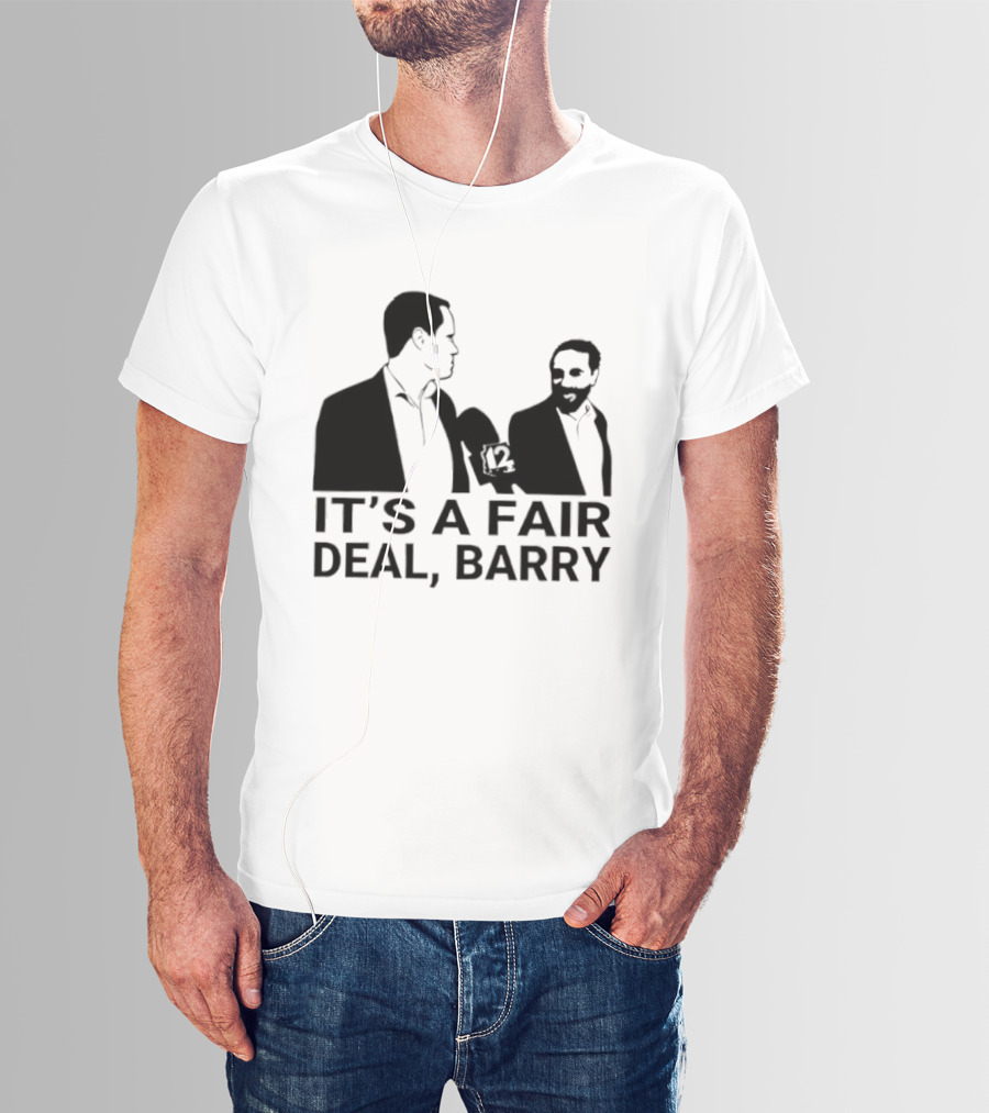 It's A Fair Deal Barry Meme Silhouette Conversation T-Shirt