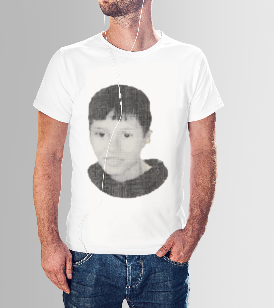 Mini Mamzah Retro Pixelated Portrait T-Shirt
