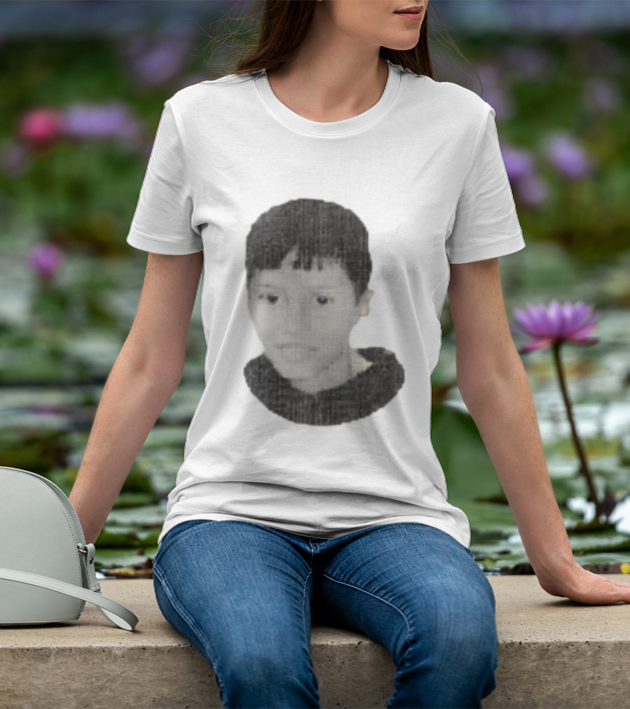 Mini Mamzah Retro Pixelated Portrait T-Shirt