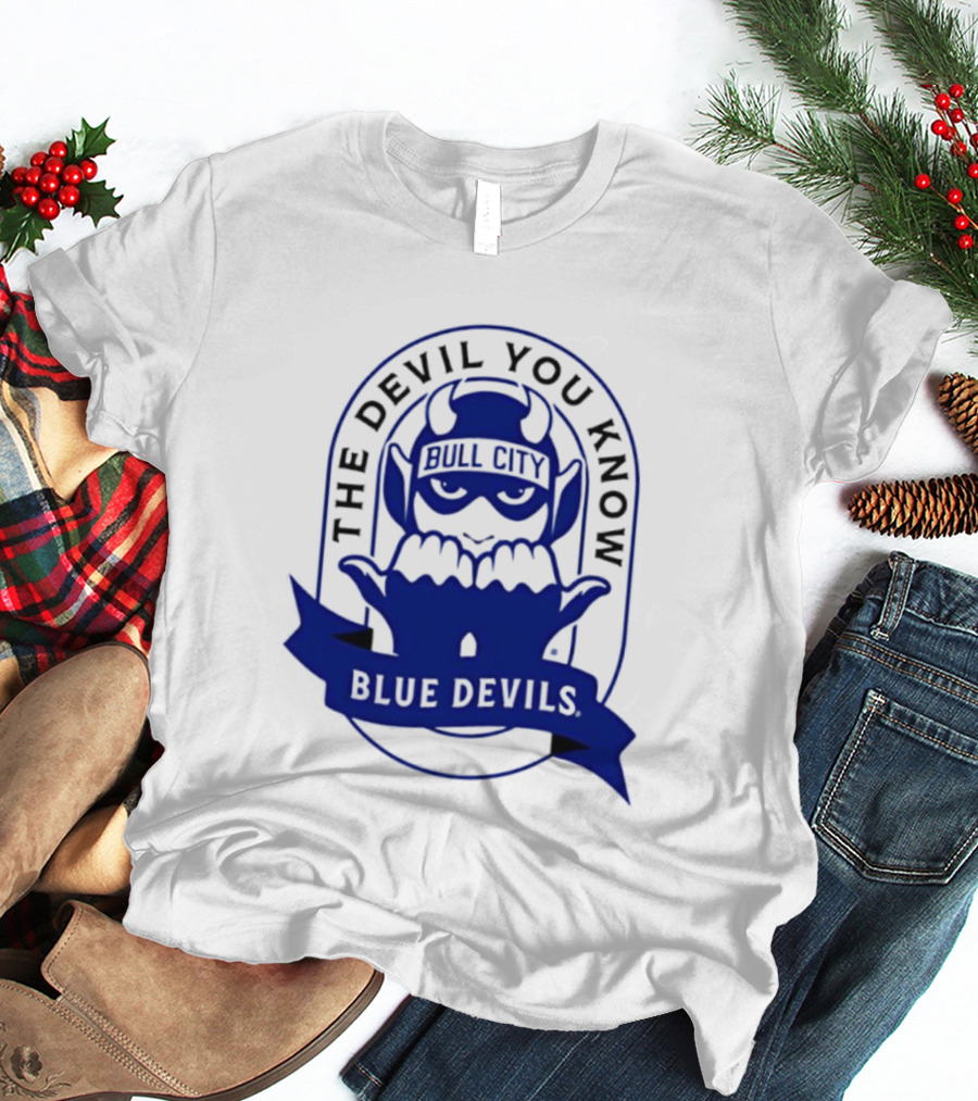 Bull City Blue Devils The Devil You Know T-Shirt
