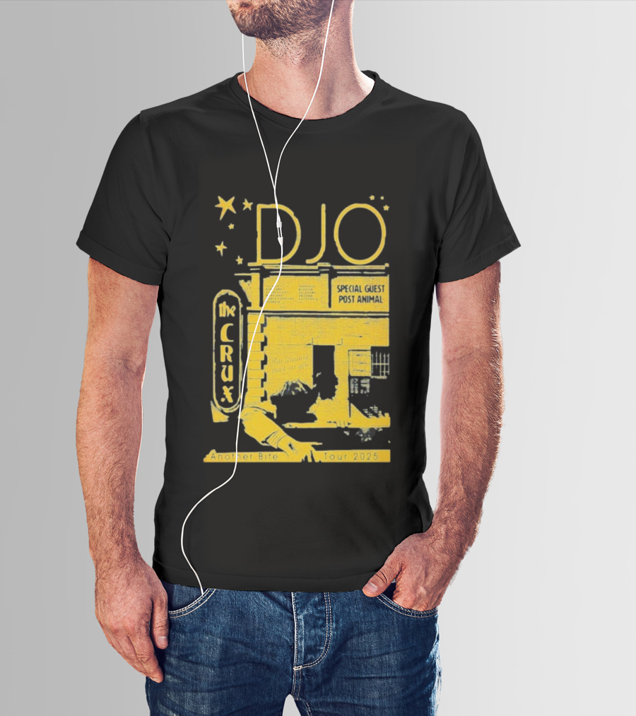 Djo Another Bite Tour 2025 The Crux Special Guest Post Animal T-Shirt