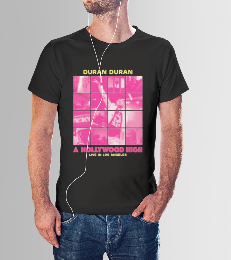 Duran Duran A Hollywood High Live In Los Angeles Concert Montage T-Shirt
