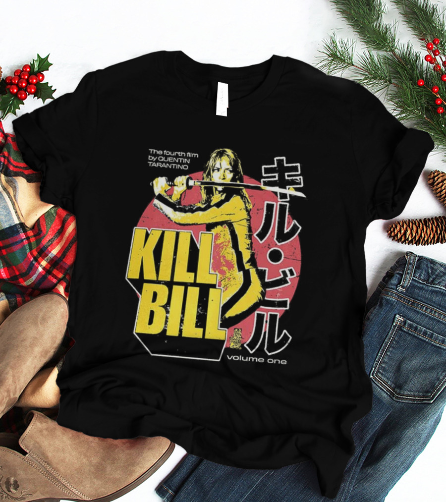 Kill Bill Volume One The Fourth Film By Quentin Tarantino Retro Japanese Style T-Shirt