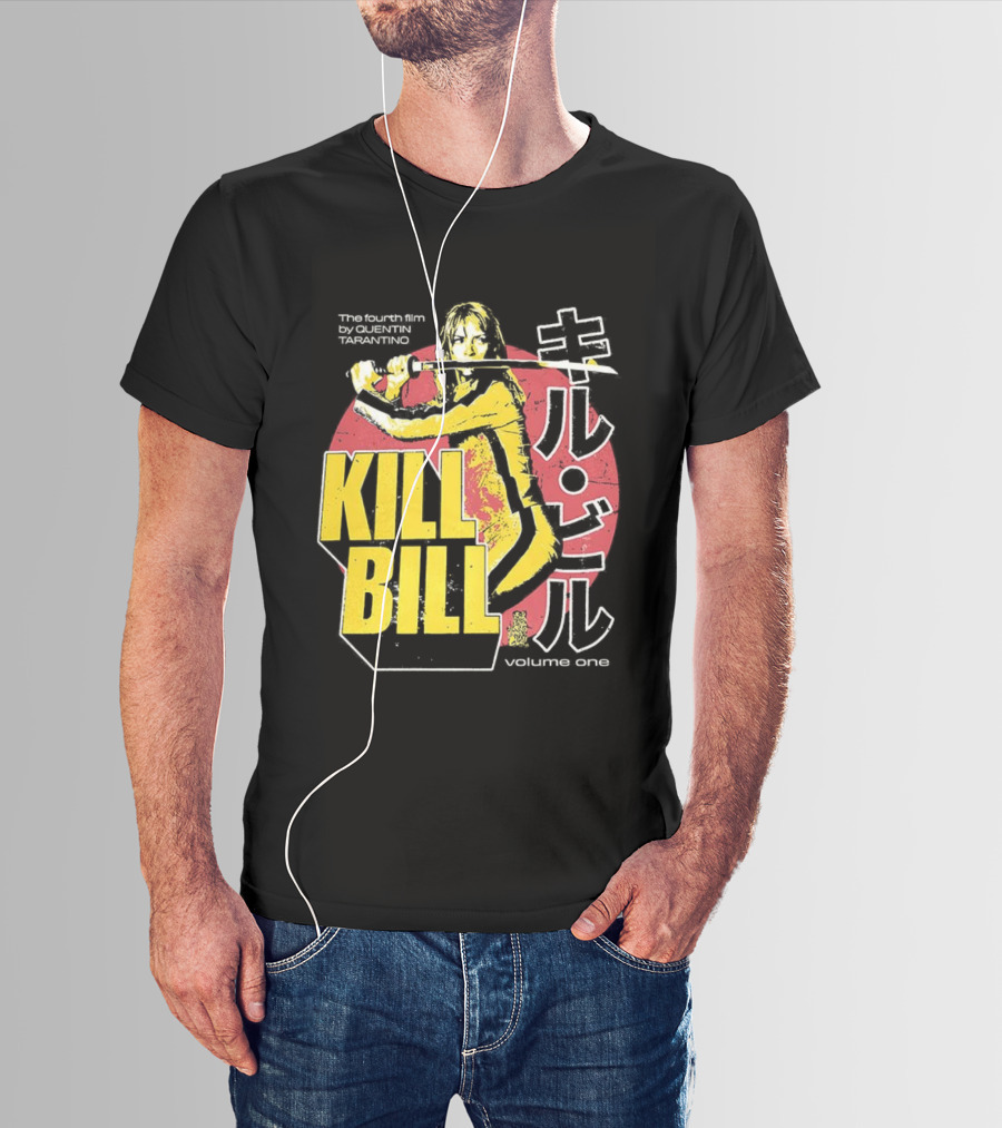 Kill Bill Volume One The Fourth Film By Quentin Tarantino Retro Japanese Style T-Shirt