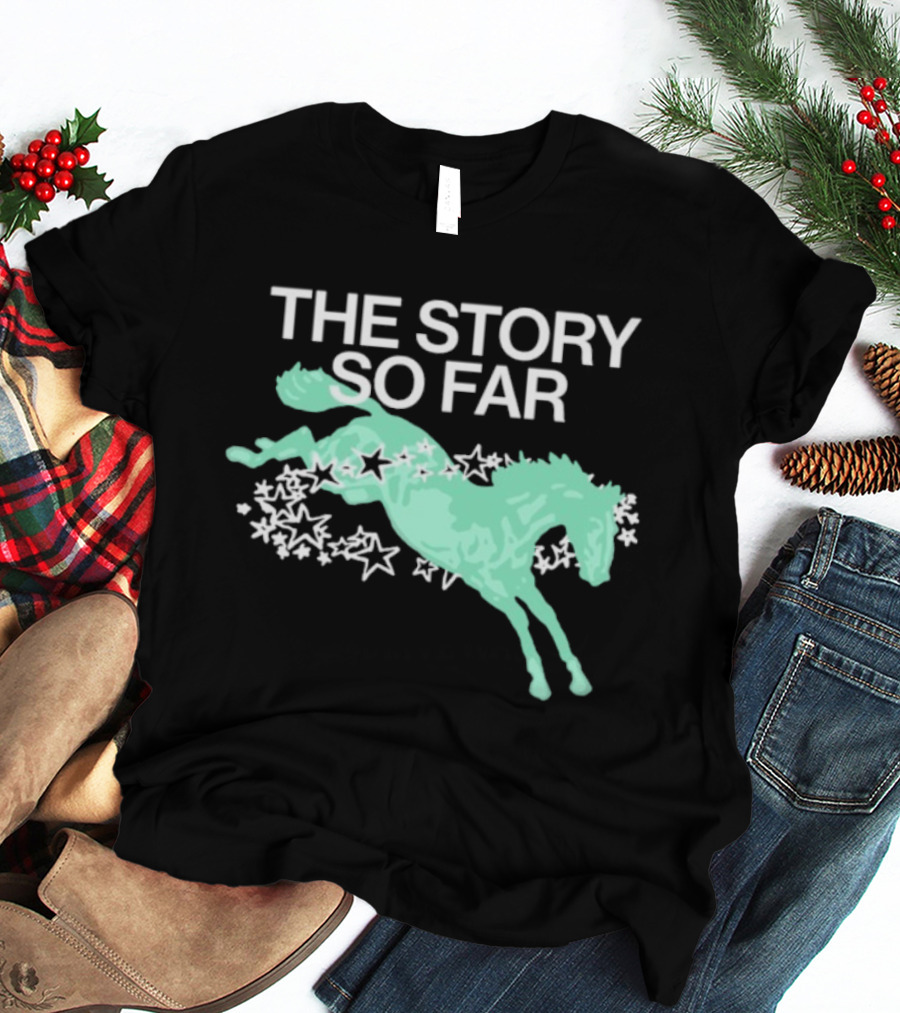 The Story So Far Stallion Horse Stars Jumping Design T-Shirt