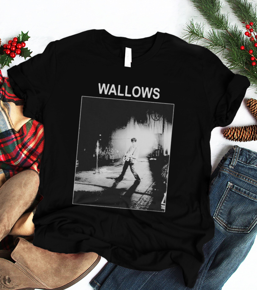 Wallows Concert Black And White Stage Performance Photo T-Shirt