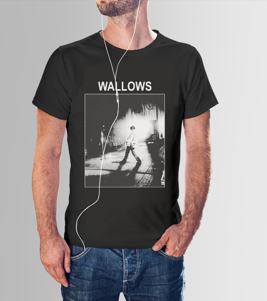 Wallows Concert Black And White Stage Performance Photo T-Shirt